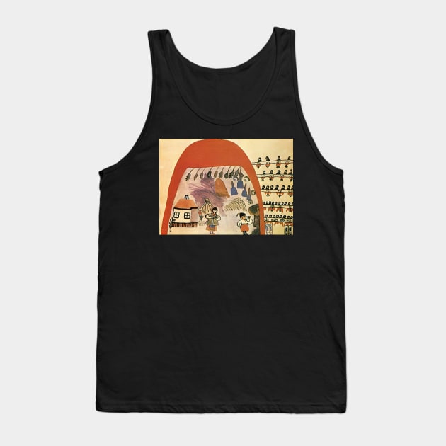 spectacle cossack beyond the danube 1936 - Maria Primachenko Tank Top by Kollagio